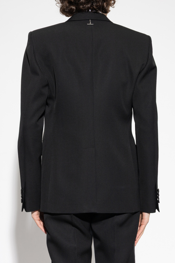 Alexander McQueen Wool blazer with silk lapels | Men's | Vitkac